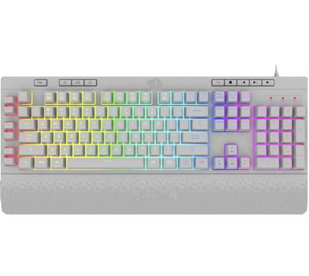 Teclado Redragon Shiva K512 White RGB Español